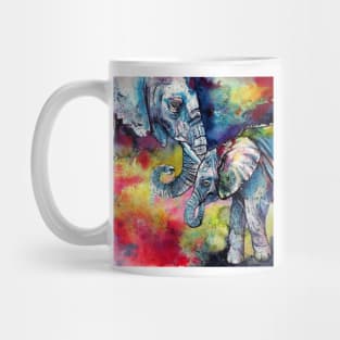 Elephant with baby Mug